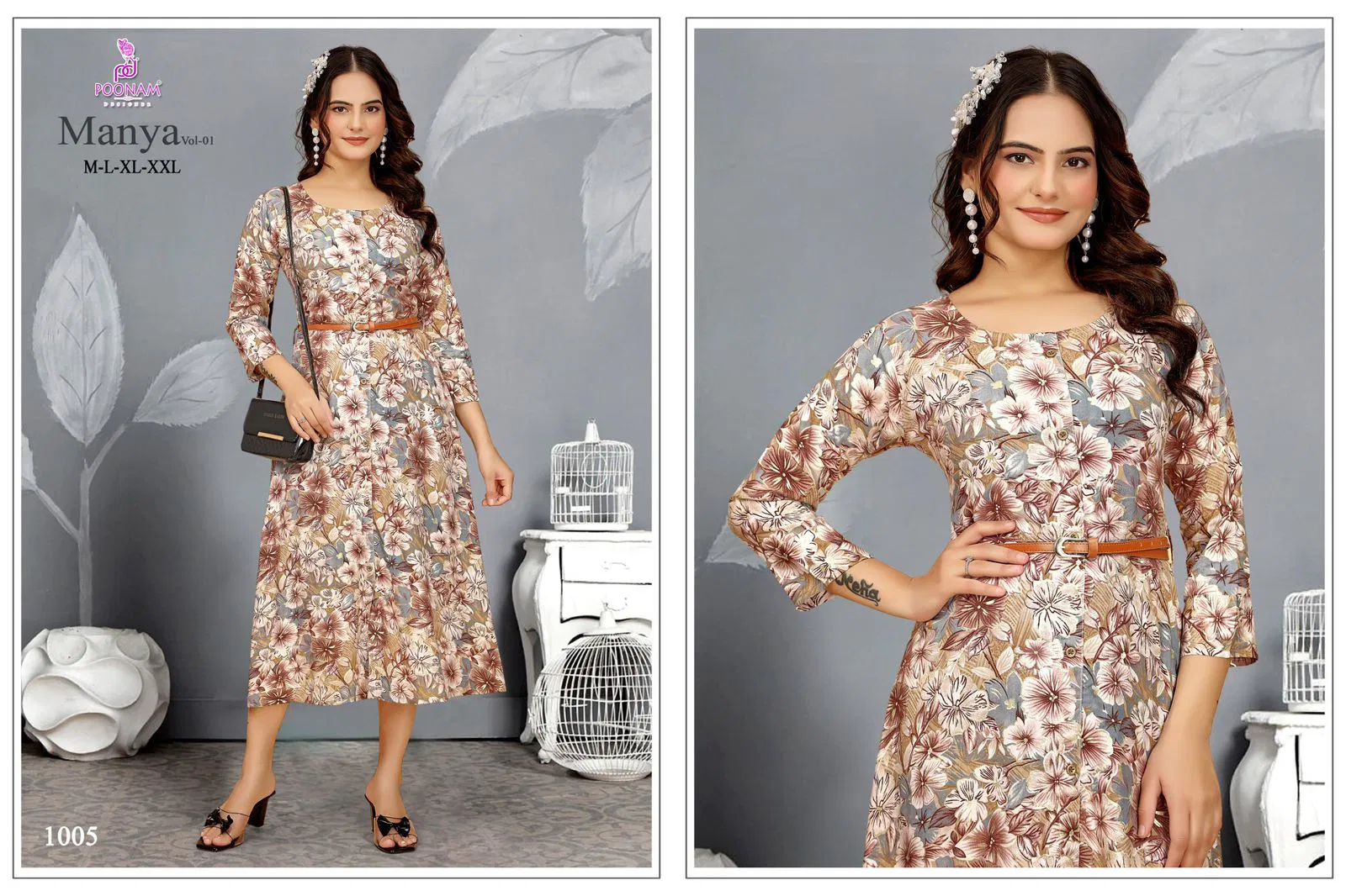 Manya Vol 1 By Poonam Rayon Wholesale Westren Ladies One Piece In India